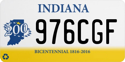 IN license plate 976CGF