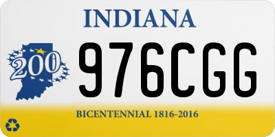 IN license plate 976CGG