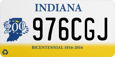 IN license plate 976CGJ