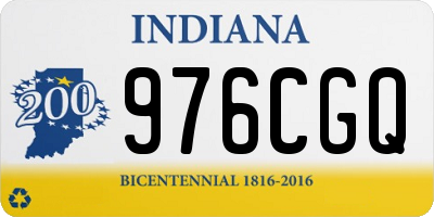 IN license plate 976CGQ