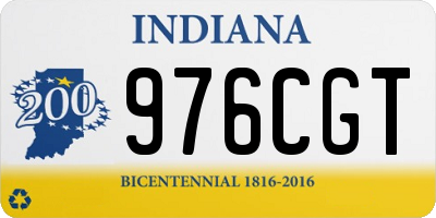 IN license plate 976CGT