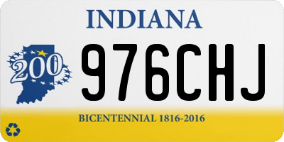 IN license plate 976CHJ