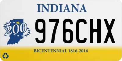 IN license plate 976CHX