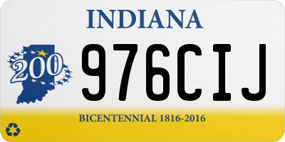 IN license plate 976CIJ