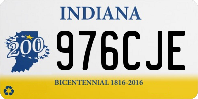 IN license plate 976CJE