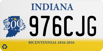 IN license plate 976CJG