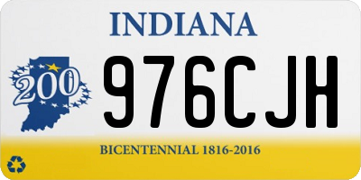 IN license plate 976CJH