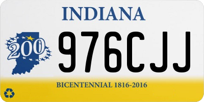 IN license plate 976CJJ