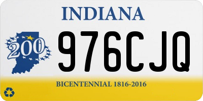 IN license plate 976CJQ