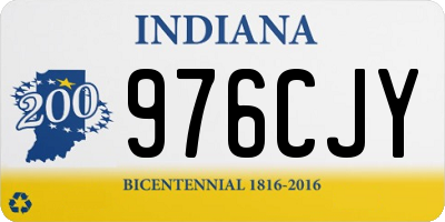 IN license plate 976CJY