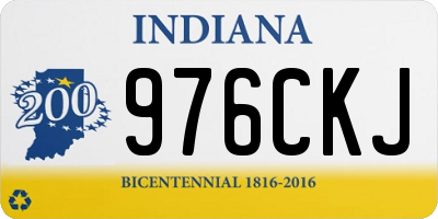 IN license plate 976CKJ