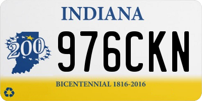 IN license plate 976CKN
