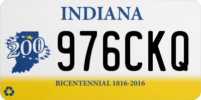IN license plate 976CKQ