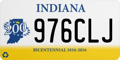 IN license plate 976CLJ
