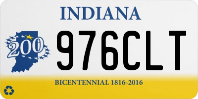 IN license plate 976CLT