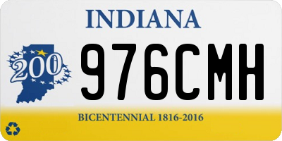 IN license plate 976CMH