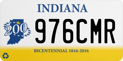 IN license plate 976CMR