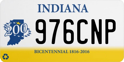 IN license plate 976CNP