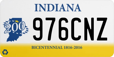 IN license plate 976CNZ