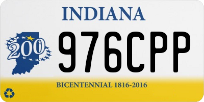IN license plate 976CPP