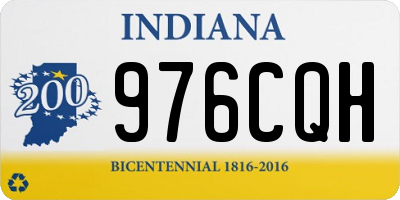 IN license plate 976CQH