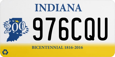 IN license plate 976CQU