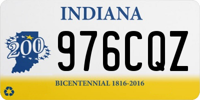 IN license plate 976CQZ