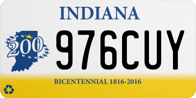 IN license plate 976CUY