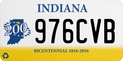 IN license plate 976CVB