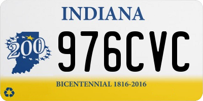 IN license plate 976CVC