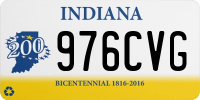 IN license plate 976CVG