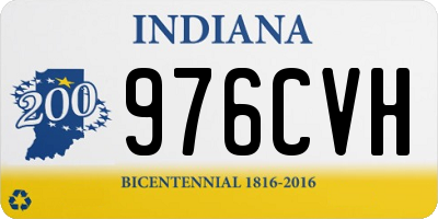 IN license plate 976CVH