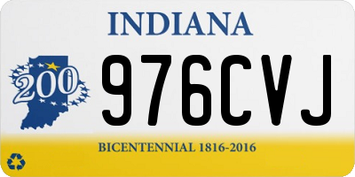 IN license plate 976CVJ