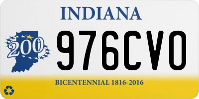 IN license plate 976CVO