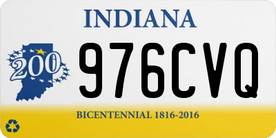 IN license plate 976CVQ