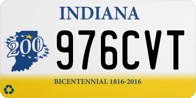 IN license plate 976CVT