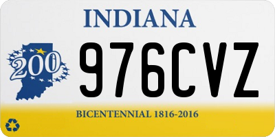 IN license plate 976CVZ