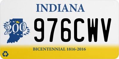 IN license plate 976CWV