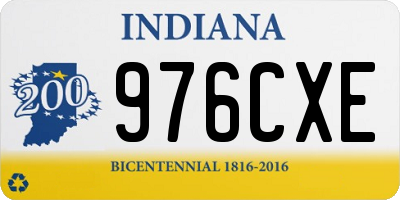 IN license plate 976CXE
