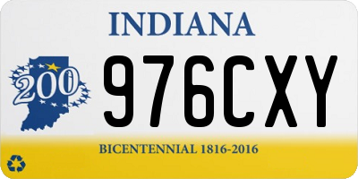 IN license plate 976CXY