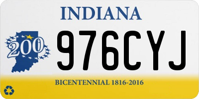 IN license plate 976CYJ