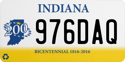 IN license plate 976DAQ