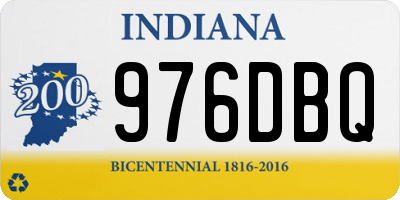 IN license plate 976DBQ