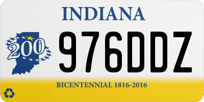 IN license plate 976DDZ