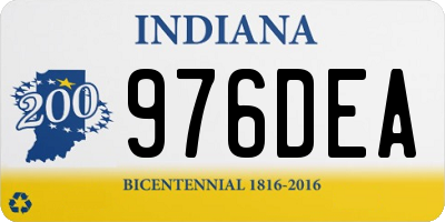 IN license plate 976DEA
