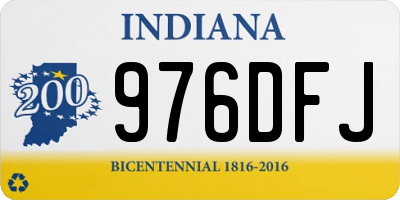 IN license plate 976DFJ