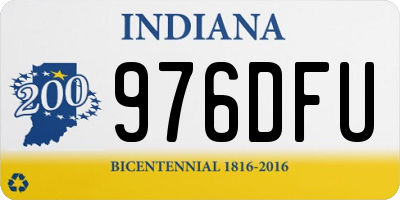 IN license plate 976DFU