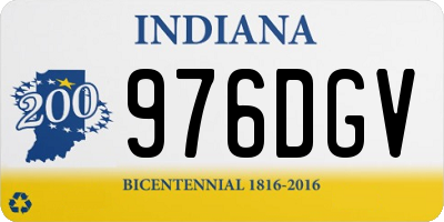 IN license plate 976DGV