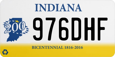 IN license plate 976DHF