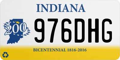 IN license plate 976DHG